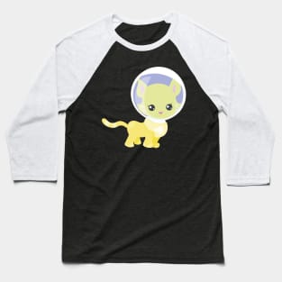 Space Cat, Cosmonaut, Astronaut, Space, Cute Cat Baseball T-Shirt